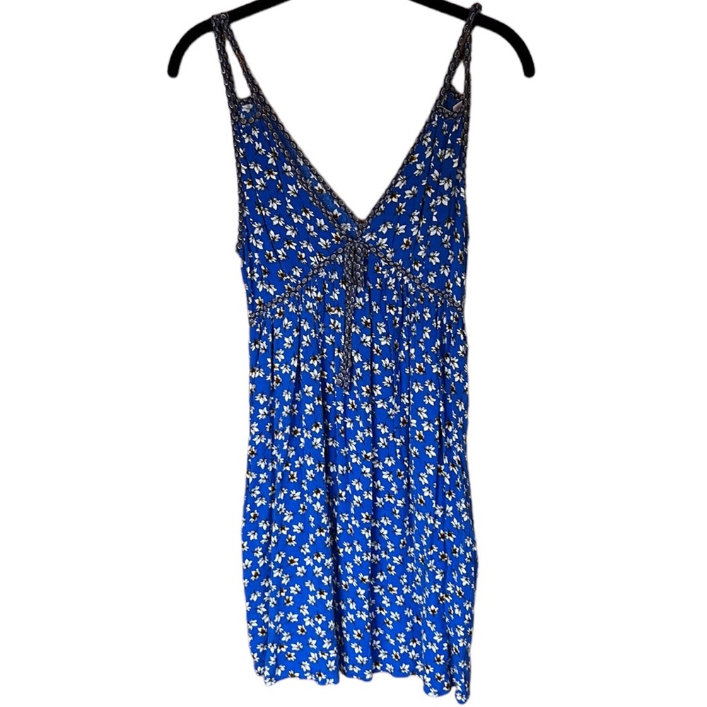 Xhilaration Blue Floral Dress